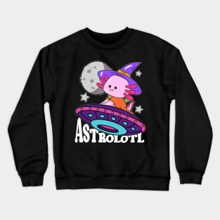 Astrolotl Axolotl Astronauts Funny Halloween Axolotl Kawaii Crewneck Sweatshirt